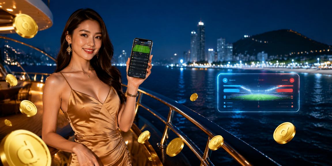 Người dùng trải nghiệm casino trên thiết bị di động tại bãi biển Vũng Tàu